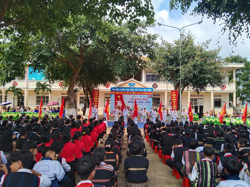 Lễ Tổng kết năm học 2022-2023 của Trường THCS dân tộc nội trú huyện Mang Yang